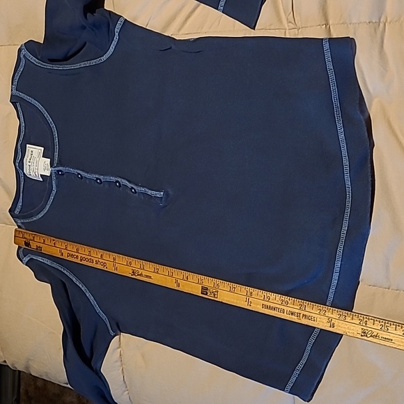 Eddie Bauer henley knit shirt - Picture 3 of 4